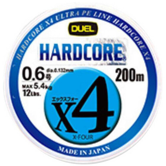 DUEL Hardcore X4 Braided Line 200 m