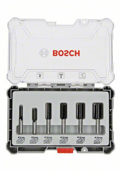 Bosch набор простых резаков 6 шт. Ручка 8 мм