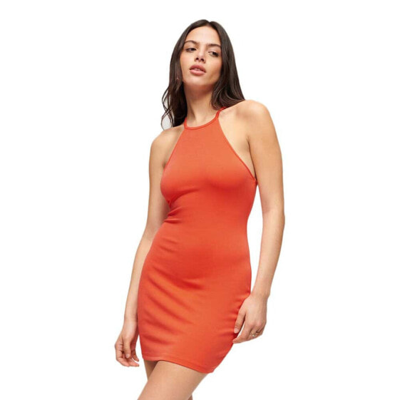 SUPERDRY Strappy Recer Jersey Sleeveless Short Dress