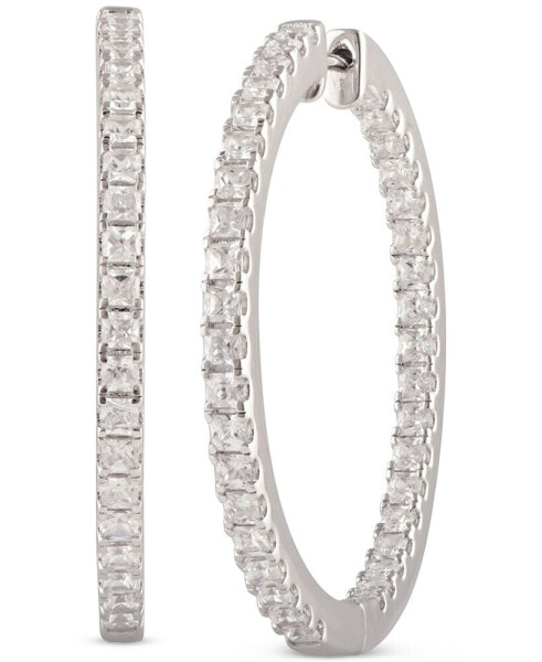 Серьги Macy's Diamond Princess Hoop