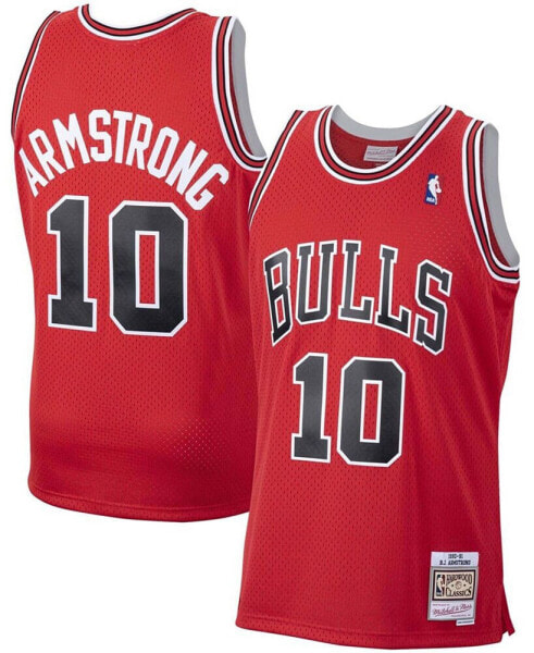 Men's B.J. Armstrong Scarlet Chicago Bulls 1990-91 Hardwood Classics Swingman Jersey