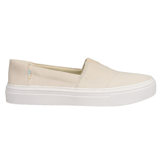 TOMS Parker Slip On Womens Beige Sneakers Casual Shoes 10016762