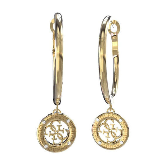 GUESS JUBE02285JWYGBKT U 4G Loop Earrings