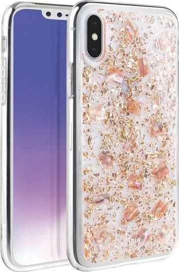 Чехол для смартфона Uniq Lumence Clear iPhone Xs Max różowo-золотой