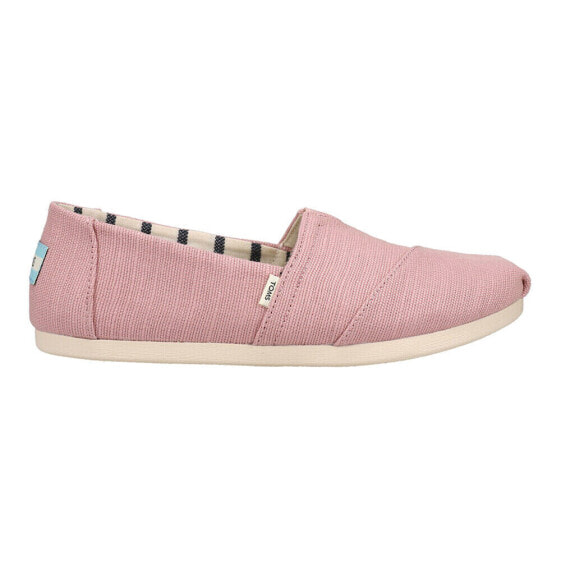 TOMS Alpargata Slip On Womens Pink Flats Casual 10015763T