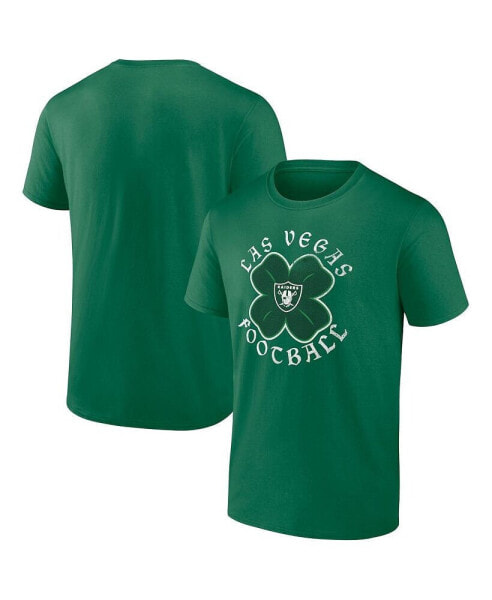 Men's Kelly Green Las Vegas Raiders Celtic Clover T-shirt