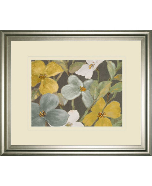 Garden Party in Gray 2 by Lanie Loreth Framed Print Wall Art, 34" x 40"