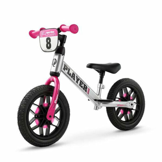 Беговел BB Fun New Bike Player Свет Розовый 10"