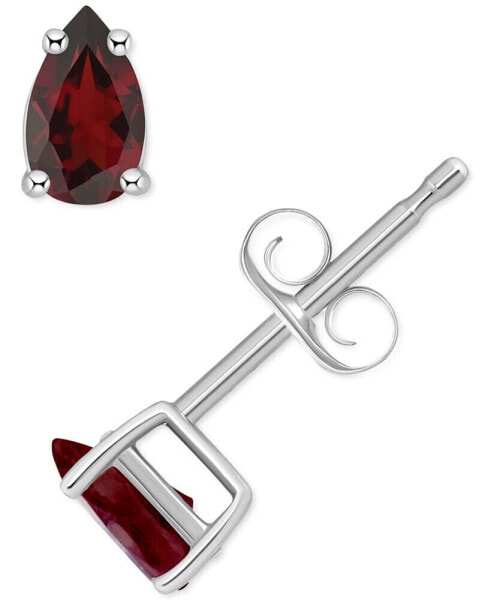 Garnet Pear Stud Earrings (1/2 ct. t.w.) in 14k Gold