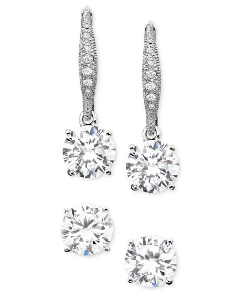Cubic Zirconia (1-1/4 ct. t.w.) Earring Set, Created for Macy's