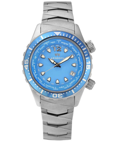 Women's Automatic Marina Divers Silver-Tone Titanium Bracelet Watch 40mm