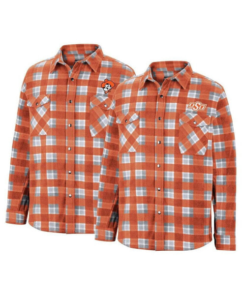 Men's Orange Oklahoma State Cowboys Ellis Full-Snap Jacket