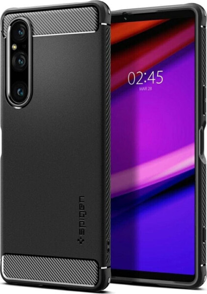 Spigen Spigen Rugged Armor Sony Xperia 1 V czarny/black ACS06204