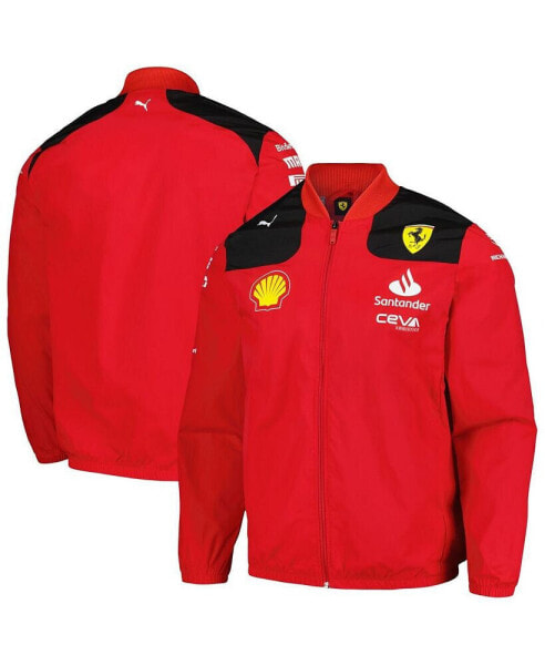 Куртка мужская PUMA Scuderia Ferrari красная с молнией