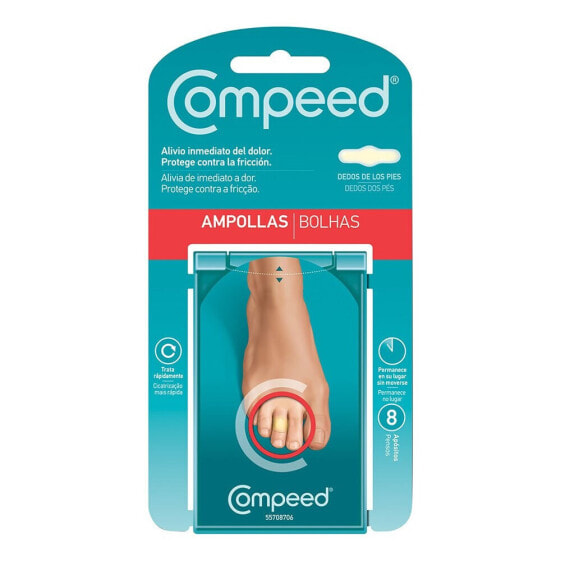 COMPEED Dressing Blisters Toes Foot 8 Units