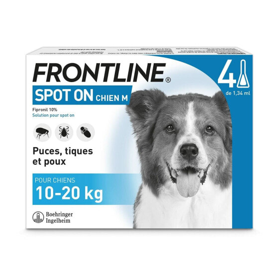 Мнсектицидный Frontline Пёс 10-20 Kg 1,34 мл 4 штуки
