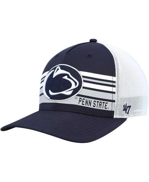 Men's Navy Penn State Nittany Lions Brrr Altitude Trucker Snapback Hat