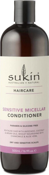 Sukin Sensitive Delikatna micelarna odżywka do włosów, 500 ml