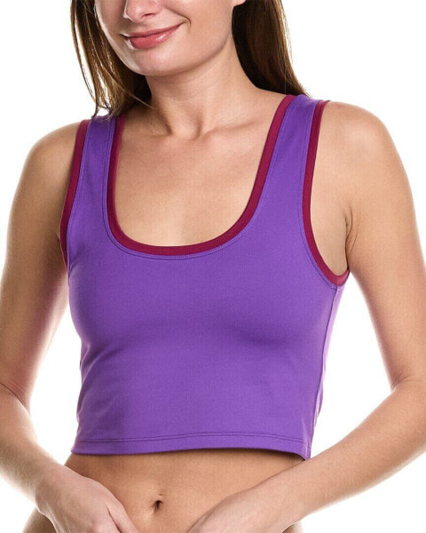 Terez Colorblocked Crop Top Women's Xxs