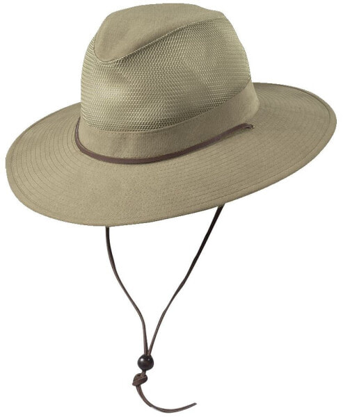 Men's Brushed Twill Safari Hat