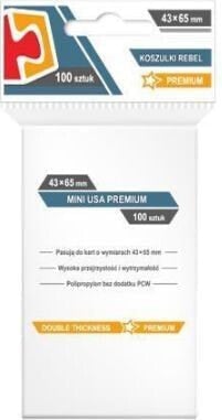 Канцелярские товары REBEL Koszulki Mini USA Premium 43x65 (100шт) (231975)