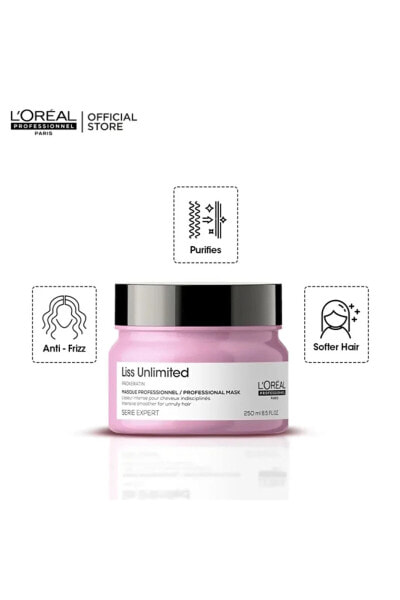 L'OREAL PROFESSİONNEL Serie Expert Liss Unlimited Elektriklenme Karşıtı ve Maske 250 ml