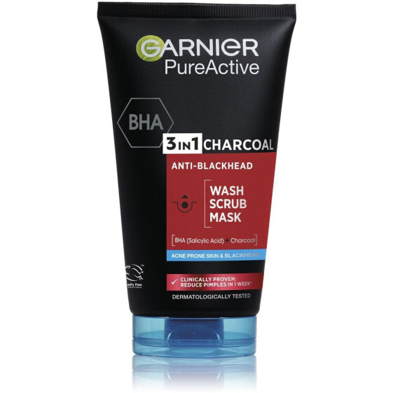 Garnier Pure Active 3in1 Charcoal 150 ml gesichtsmaske unisex