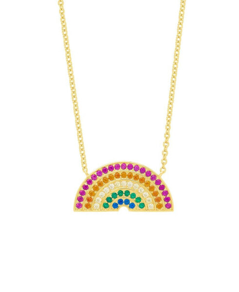 Women's Rainbow Pendant Necklace