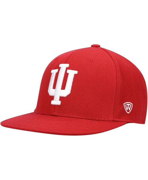 Men's Crimson Indiana Hoosiers Team Color Fitted Hat