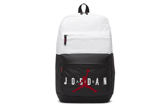 Рюкзак спортивный Jordan DA5202-100 черно-белый с логотипом «Летающий человек» арт. DA5202-100
