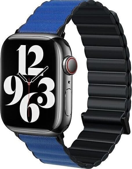 Beline Beline pasek Apple Watch Magnetic Pro 42/44/45/49mm czarno/niebieski black/blue box