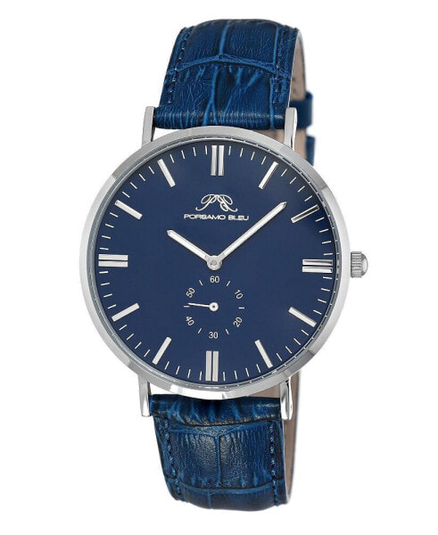 Часы Porsamo Bleu Henry Genuine Leather Band Watch