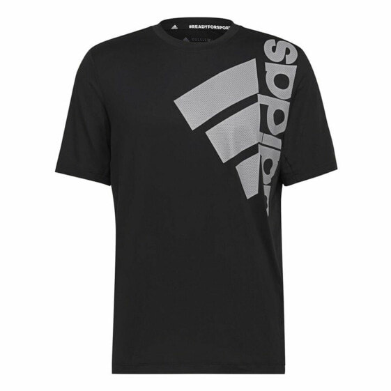 Men’s Short Sleeve T-Shirt Adidas Big Badge Black