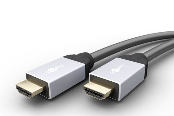 Wentronic 75777, 2 m, HDMI Type A (Standard), HDMI Type A (Standard), 3D, Black