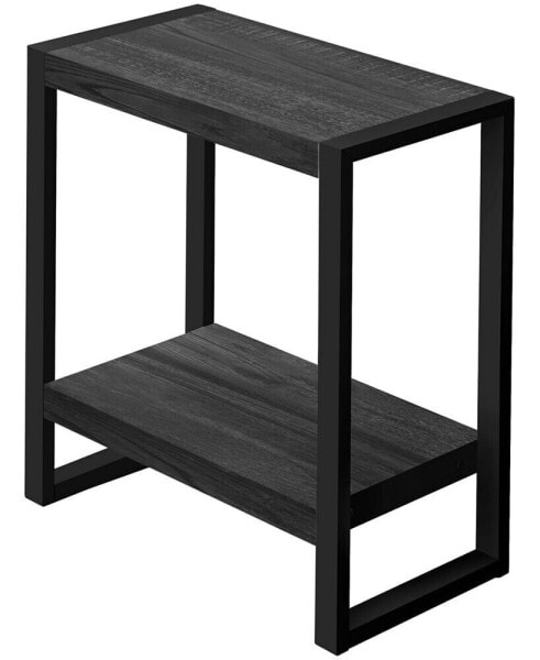 Side Table with 2 Shelves