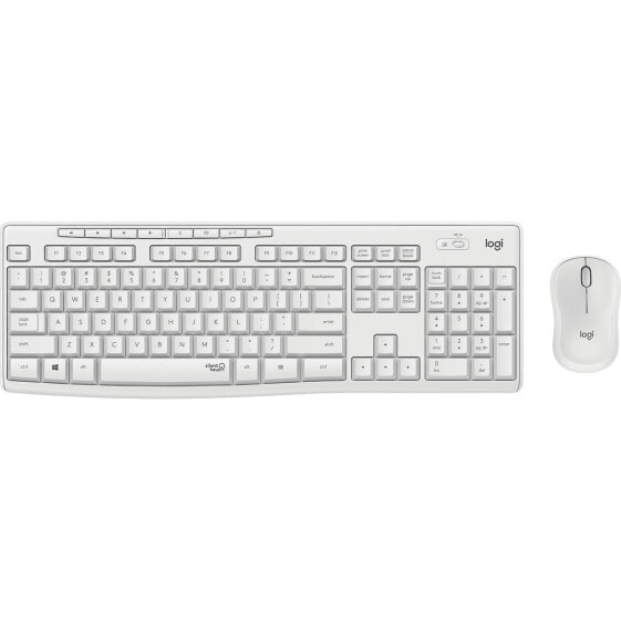 Клавиатура и мышь Logitech MK295 Белый итальянец QWERTY