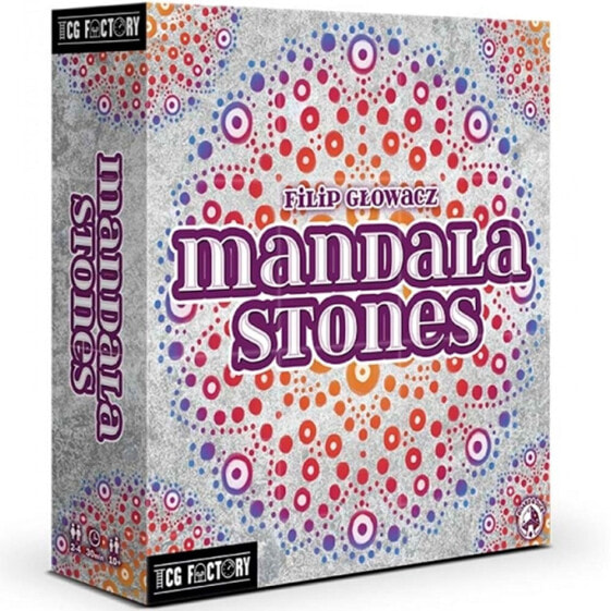 Настольная игра TCG FACTORY Mandala Stones на испанском - с блестящим набором камней Mandala Stones - красивая и абстрактная игра для компании из 2-4 игроков, в которой нужно собрать самый красивый мандала для победы.