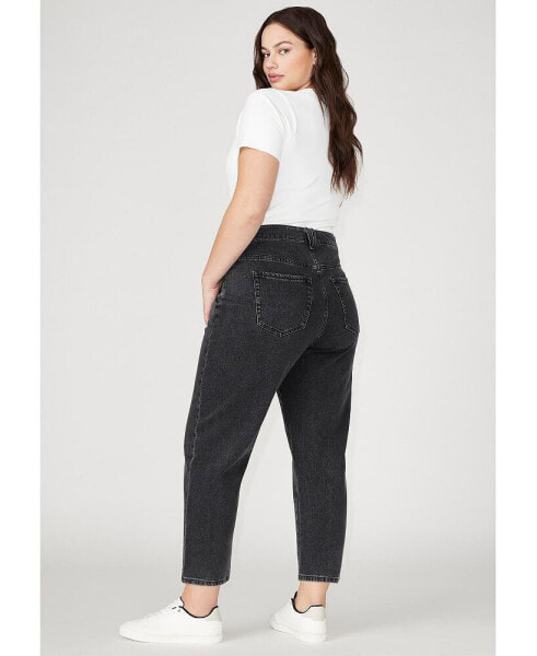 Plus Size The Naomi Comfort Stretch Straight Jean Crop