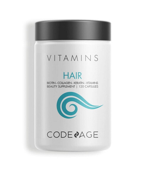 Hair Vitamins, Biotin, Keratin, Collagen Omega-3 Supplement