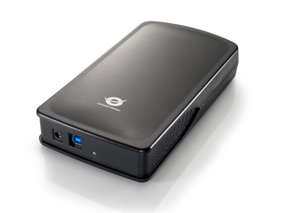 Conceptronic 3.5" Hard Disk Box USB 3.0 - HDD enclosure - 3.5" - Serial ATA - Serial ATA II - 4.8 Gbit/s - USB connectivity - Graphite