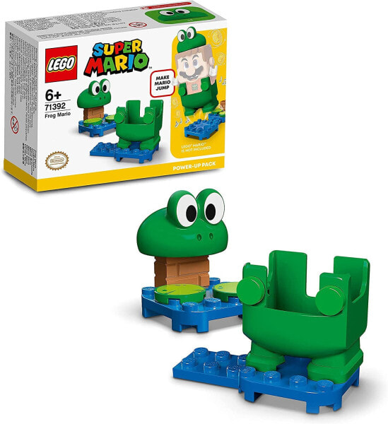 LEGO 71392 Super Mario Frog Mario Suit, Upgrade, Toy Costume for Children from 6 Years, Gift Idea Collector's Toy