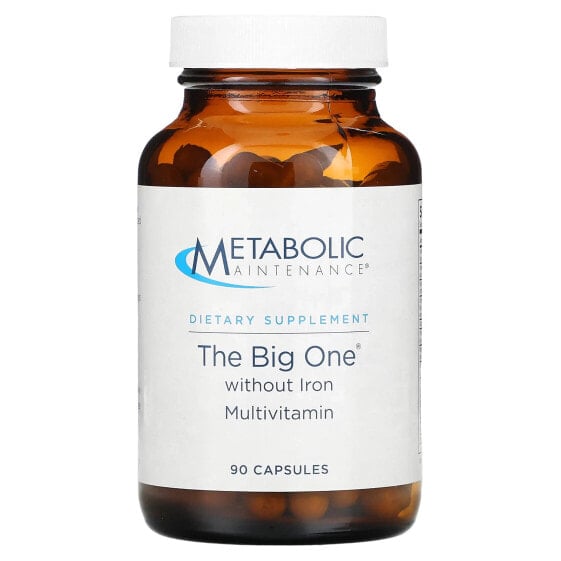 Витаминно-минеральный комплекс Metabolic Maintenance The Big One без железа, 90 капсул