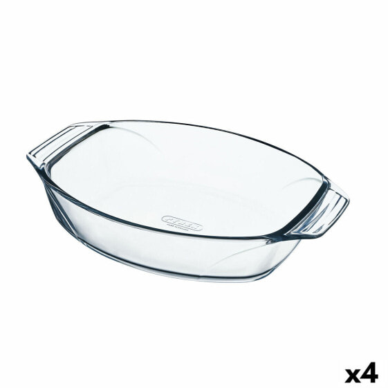 Форма для выпечки Pyrex Irresistible овальная Прозрачный Cтекло 39,5 x 27,5 x 7 cm (4 штук)