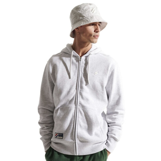 SUPERDRY Organic Cotton Code Essential full zip sweatshirt