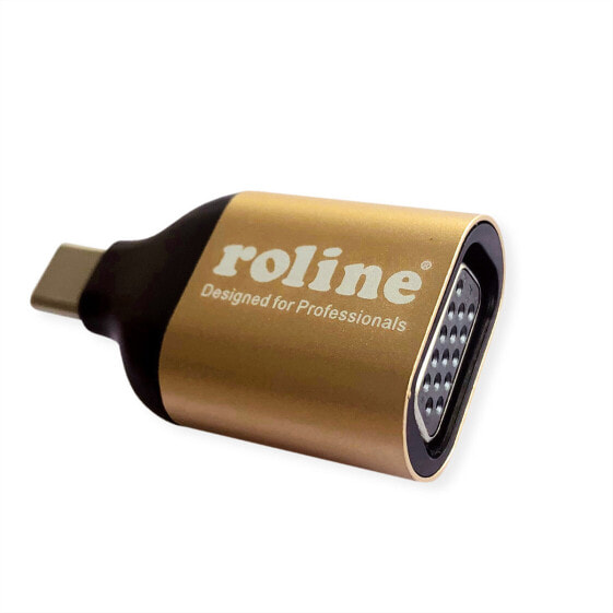 ROLINE Gold Display Adapter USB Typ C - VGA - Adapter - Digital