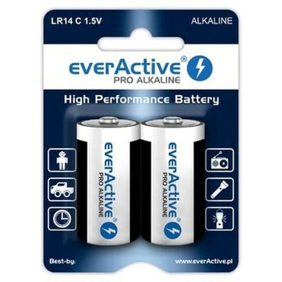 Батарейки EverActive Pro LR14 C 1,5 V Тип C (2 штук)