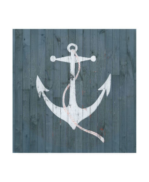 Grace Popp Nautical Plank IV Canvas Art - 20" x 25"