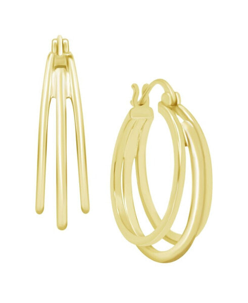 СерьгиEssentials Triple Point Hoop