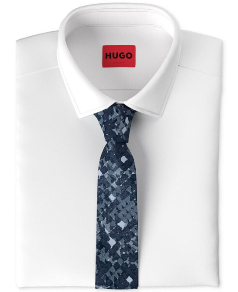 Men's Abstract-Pattern Cotton Tie