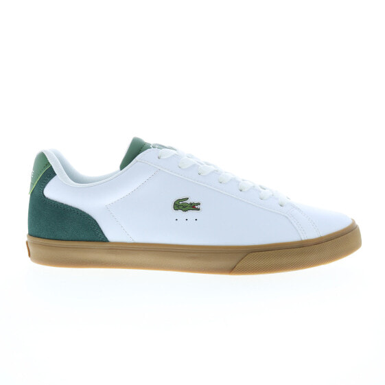 Lacoste Lerond Pro 123 4 CMA Mens White Leather Lifestyle Sneakers Shoes